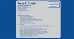 Desktop Screenshot of pennglazier.com